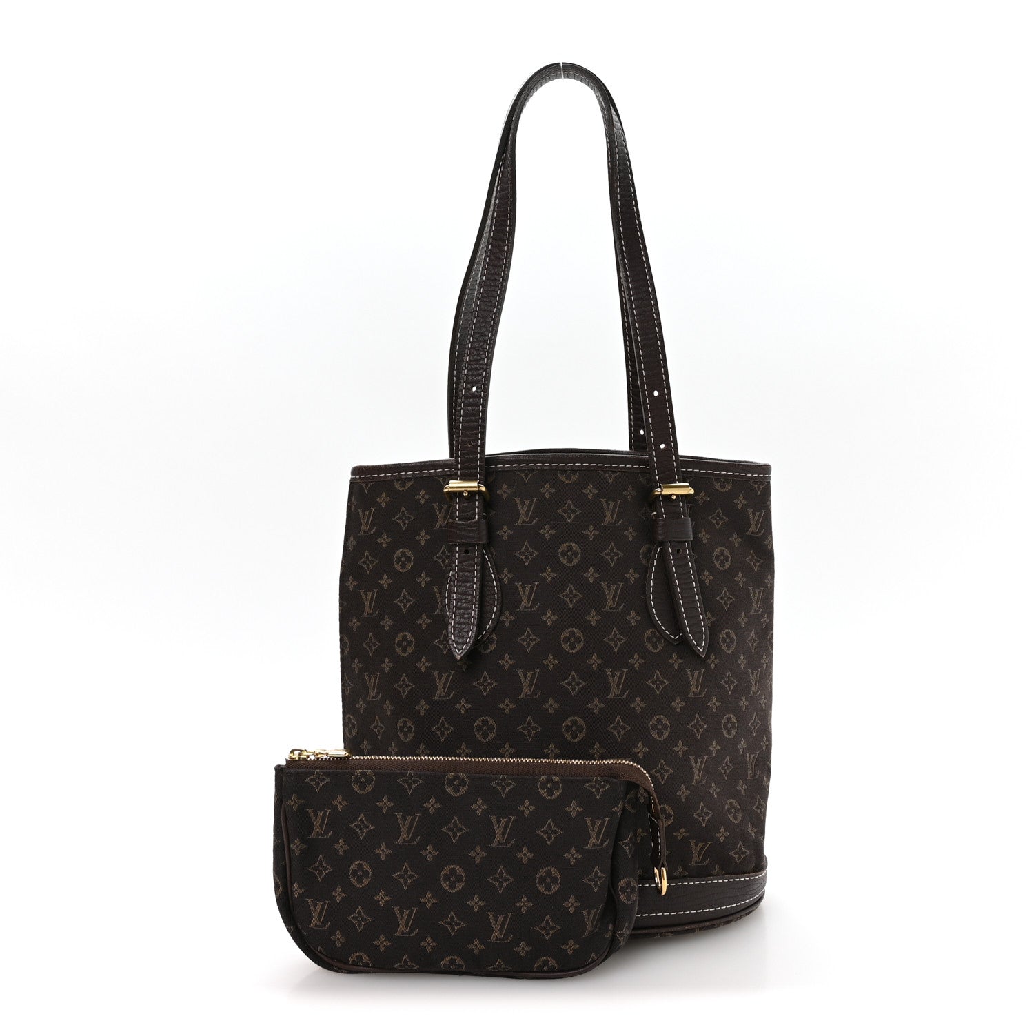 Louis Vuitton Mini Lin Monogram Bucket Bag Ebene 2 of 10
