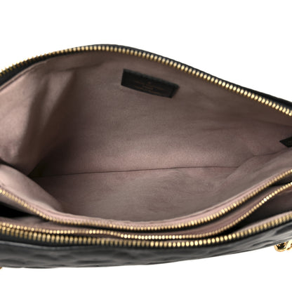 Louis Vuitton Lambskin Embossed Monogram Coussin PM Black 5 of 12