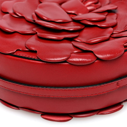 Valentino Garavani Nappa Atelier 03 Rose Edition Round Crossbody Bag Cerise 9 of 9