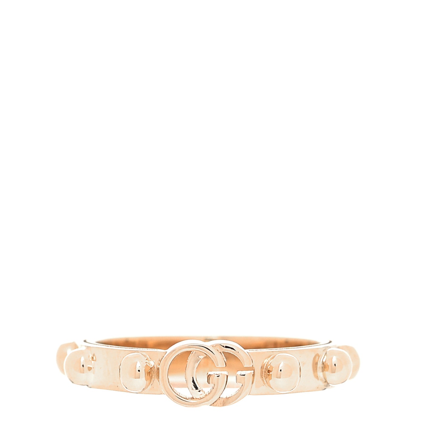 18K Yellow Gold Running GG Ring 51 5.75
