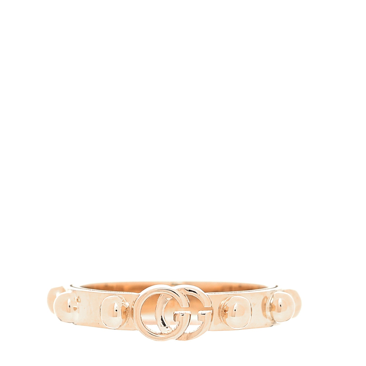 Gucci 18K Yellow Gold Running GG Ring 51 5.75 1 of 4