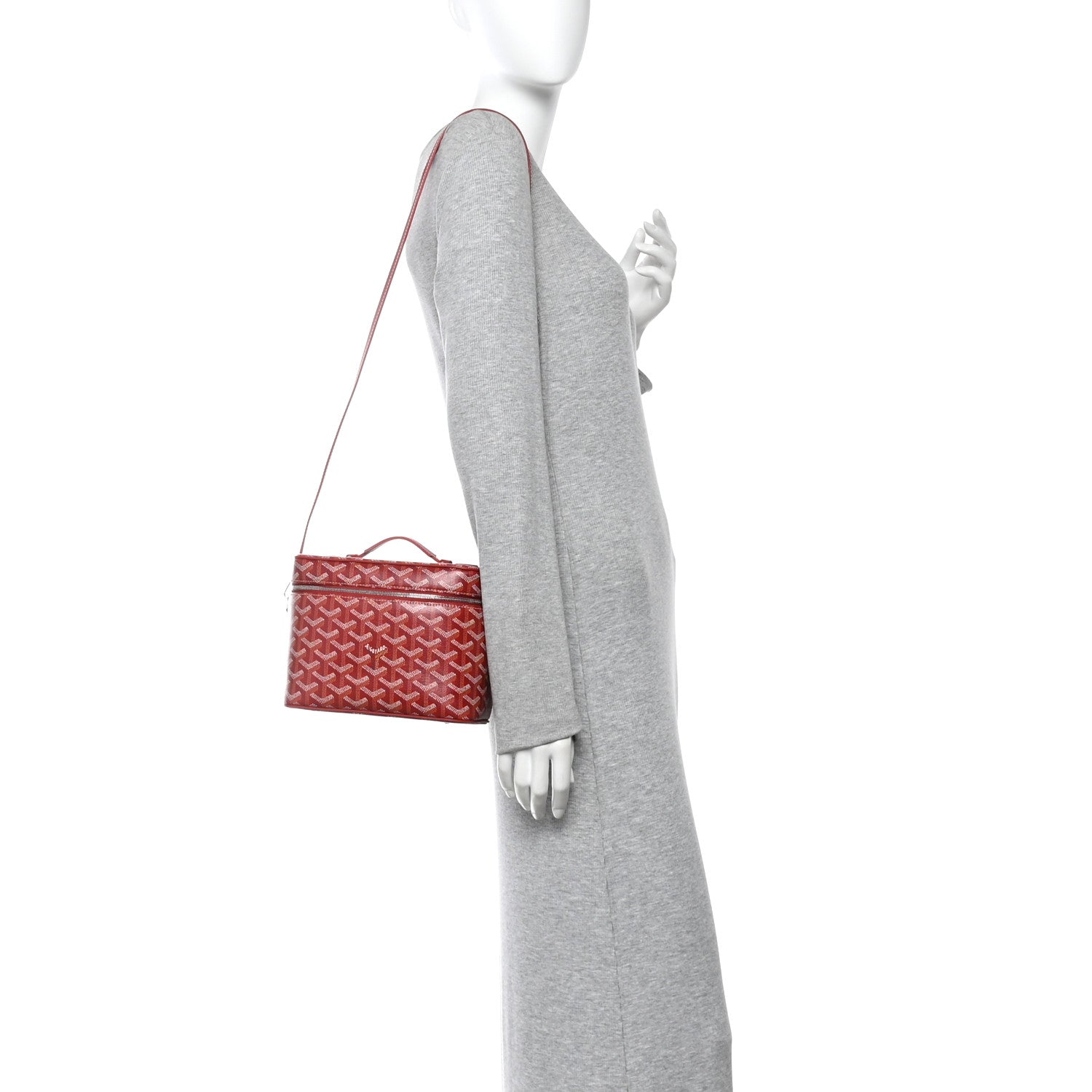Goyard Goyardine Muse Vanity Case Red 1888804 – FASHIONPHILE