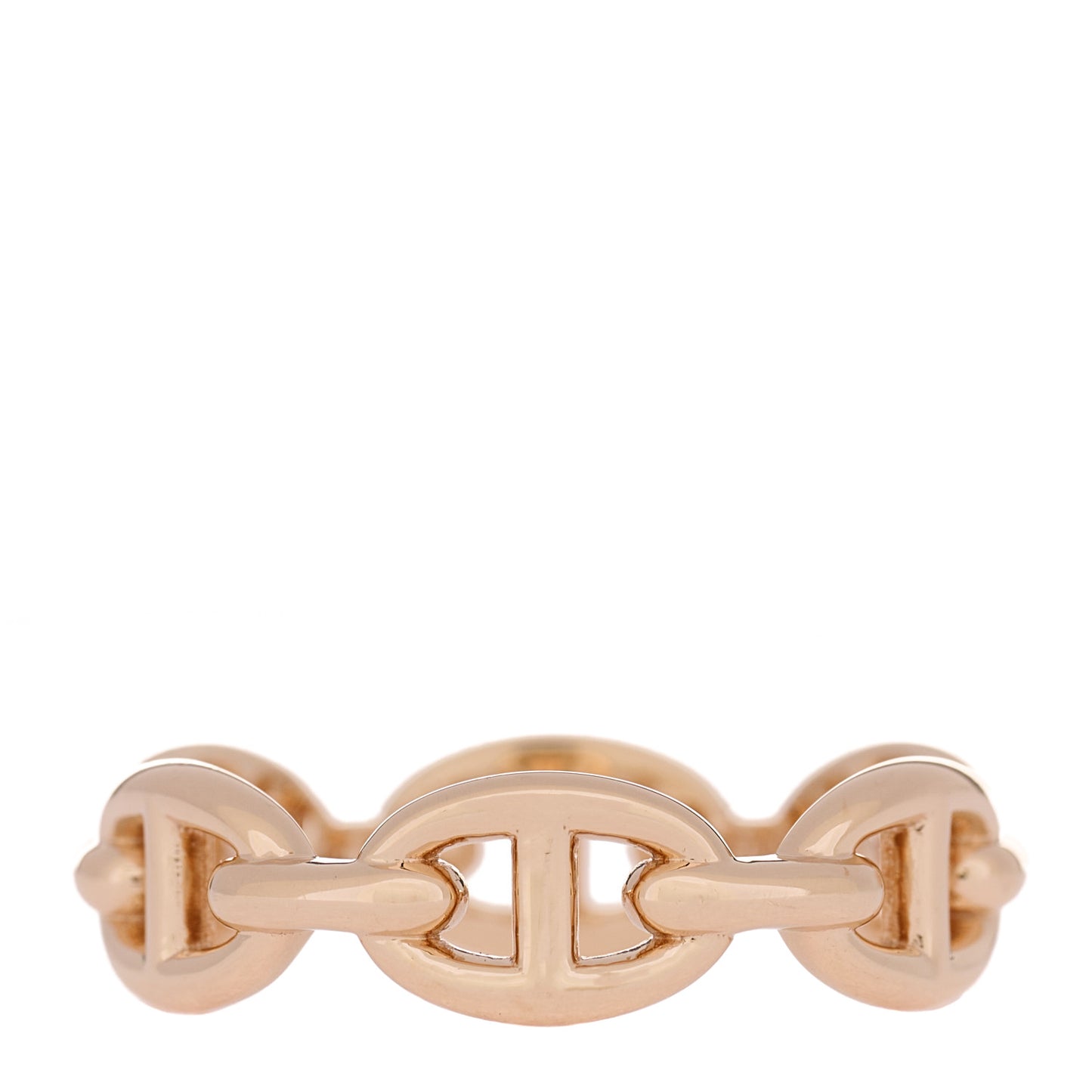 18K Rose Gold PM Chaine d'Ancre Enchainee Ring 57 8
