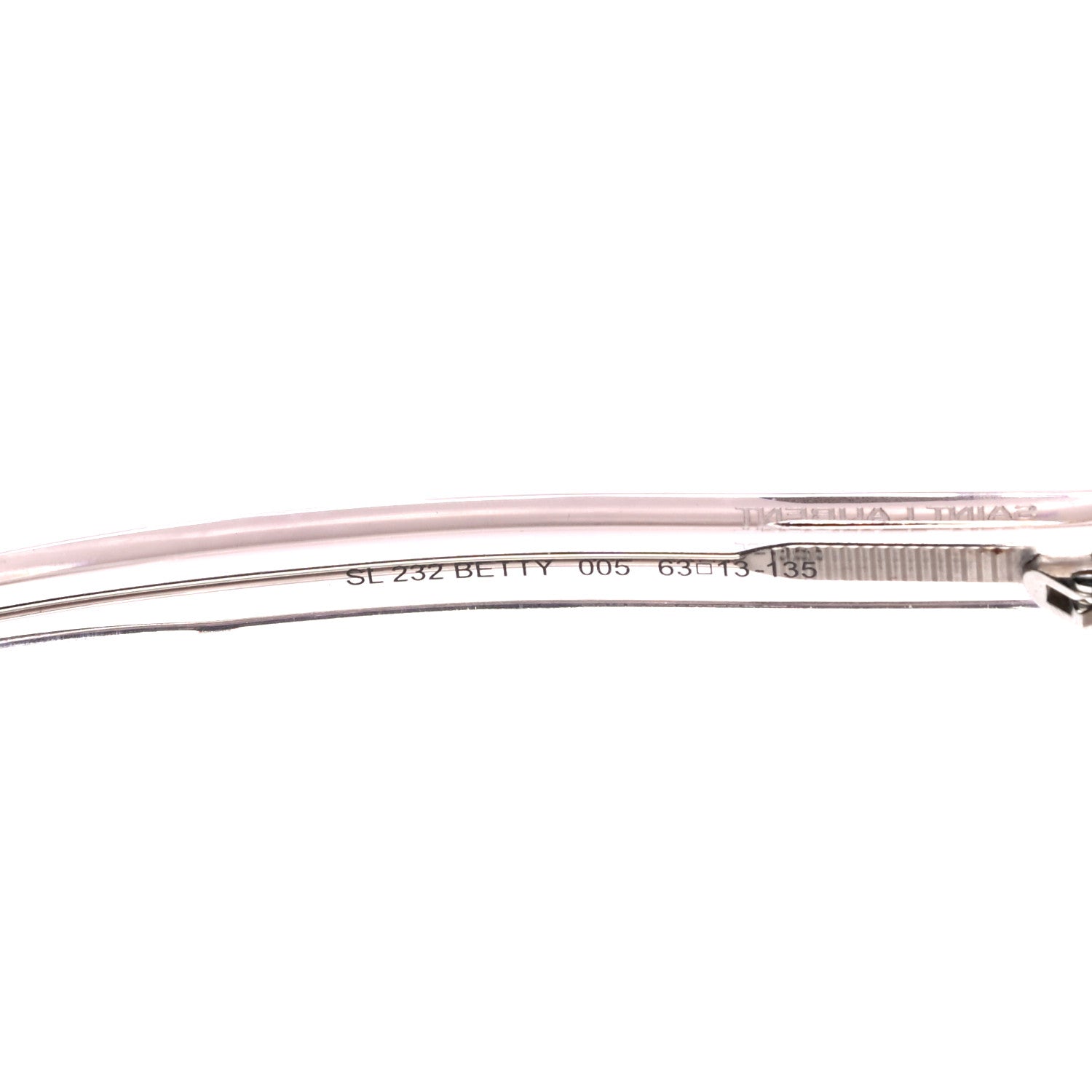 Saint Laurent Betty SL232 Sunglasses Transparent 5 of 7