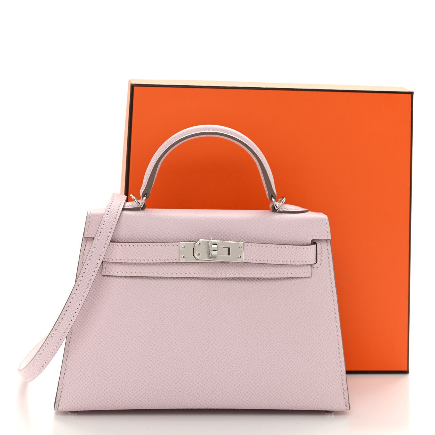 Epsom Mini Kelly Sellier 20 Mauve Pale