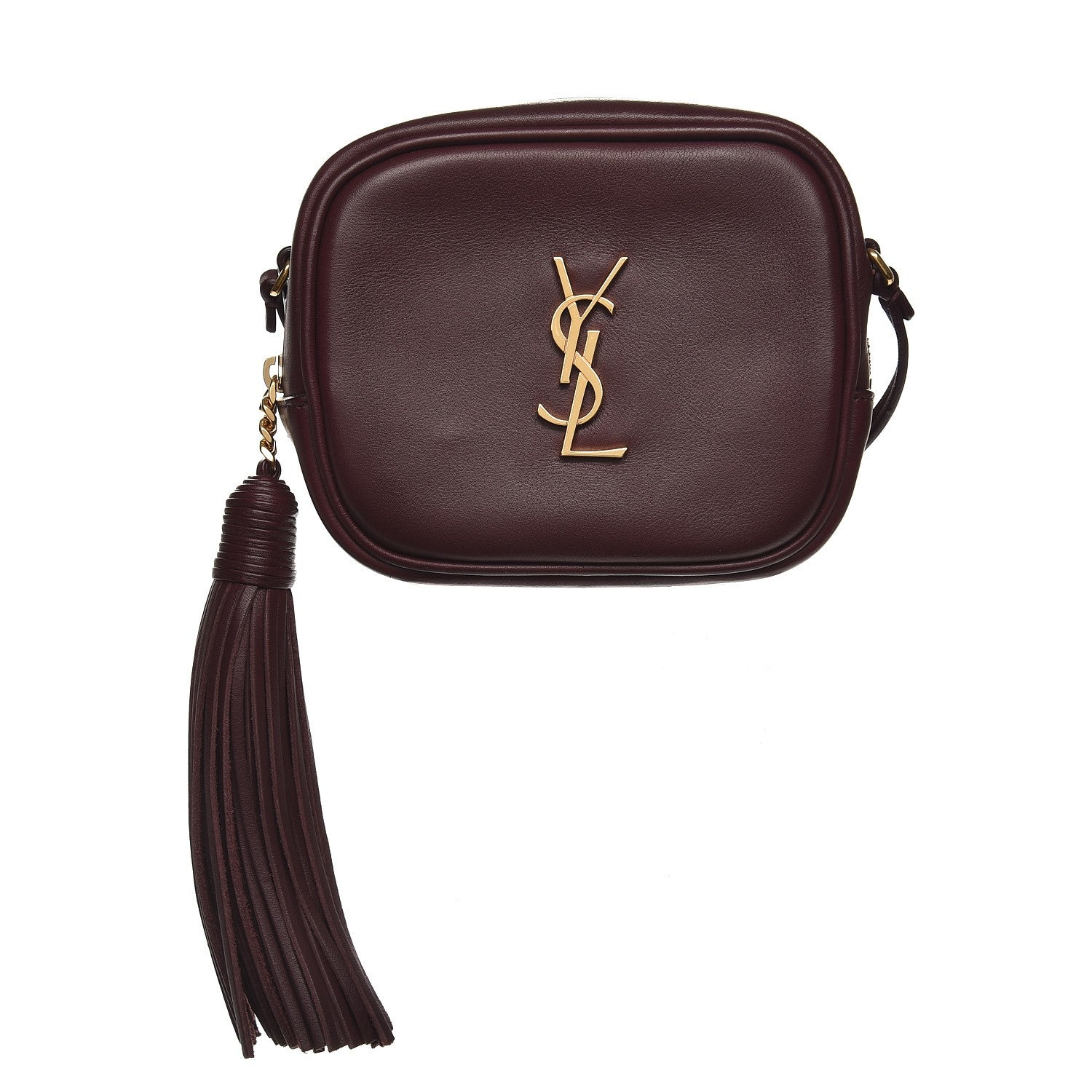 Saint Laurent Nappa Monogram Blogger Bag Bordeaux 1 of 6