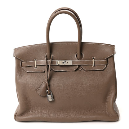 Hermes Togo Birkin 35 Etoupe 1 of 10