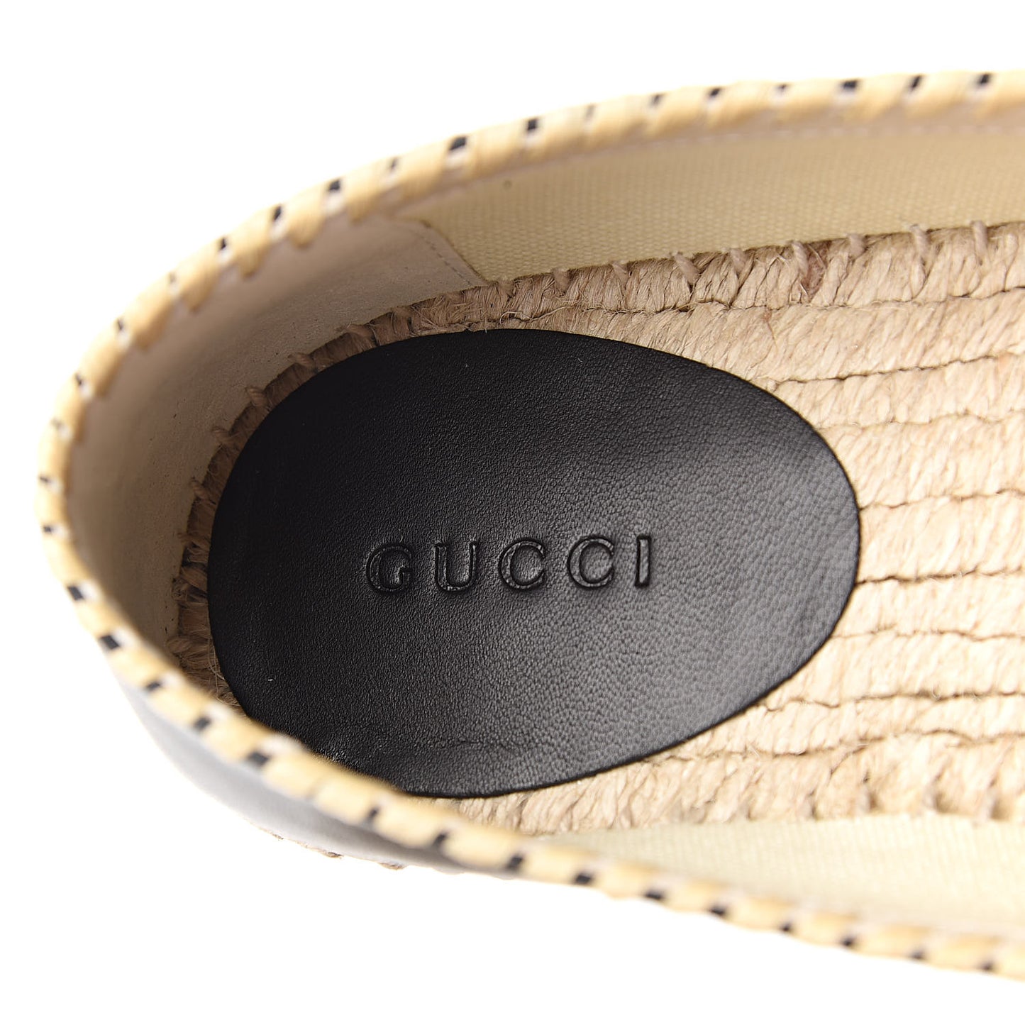Nappa GG Marmont Espadrilles 36 Black