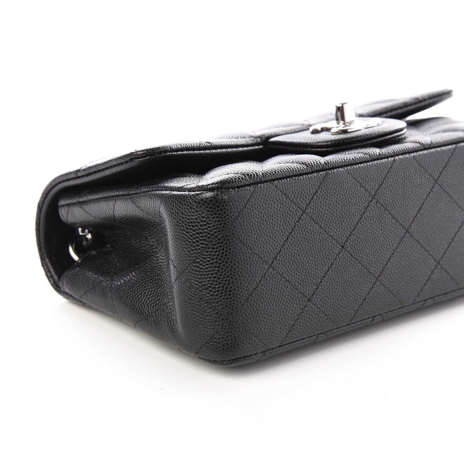 Chanel Caviar Quilted Mini Rectangular Flap Black 5 of 9