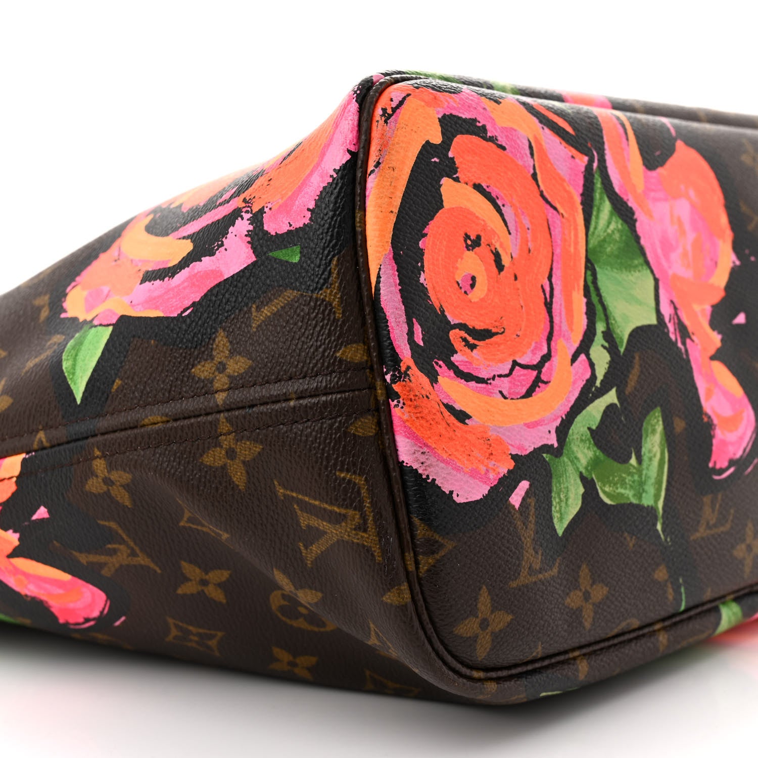 Louis Vuitton LOUIS VUITTON Monogram Roses Neverfull MM 8 of 16