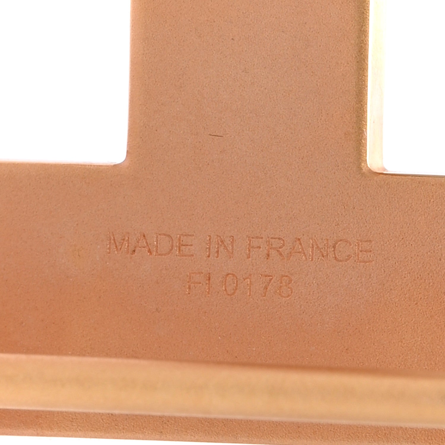 Hermes Martelee 32mm H Belt Buckle Rose Gold 4 of 4