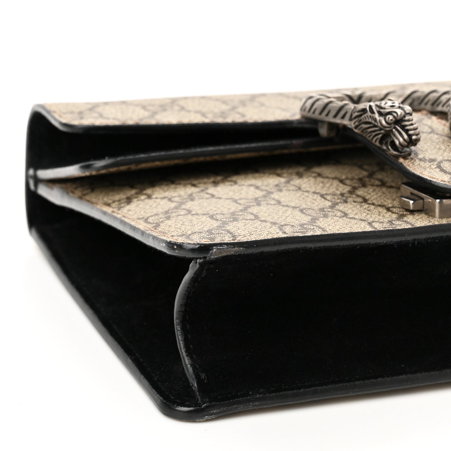 GG Supreme Monogram Mini Dionysus Shoulder Bag Black