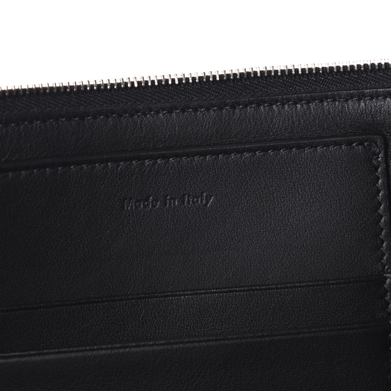 Celine Calfskin Large Made In Clutch Pouch Black 8 of 9