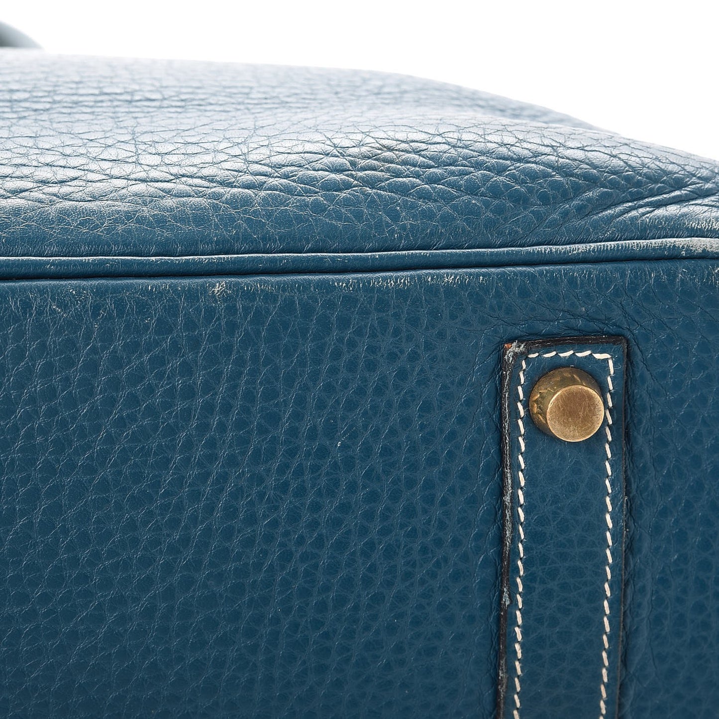 Taurillon Clemence Birkin 35 Bleu Thalassa