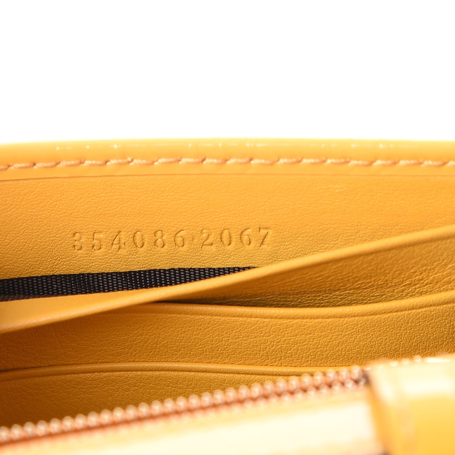 Gucci Patent Microguccissima Mini Nice Wallet Bumblebee 7 of 8