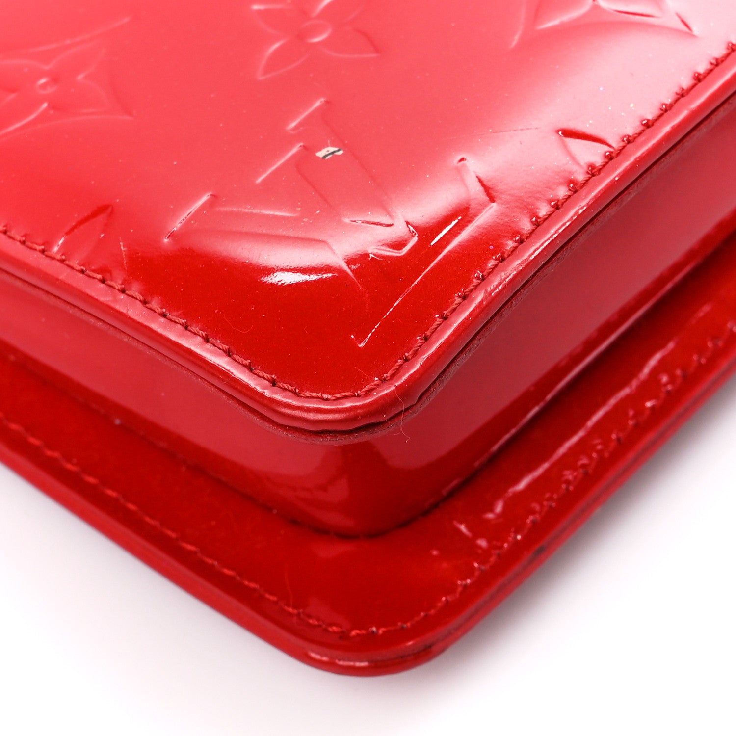 Louis Vuitton Vernis Lexington Pochette Red 9 of 12