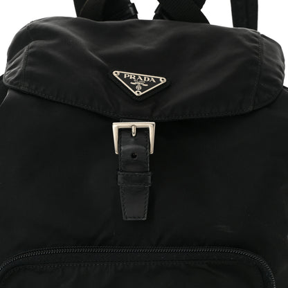 Prada Tessuto Nylon Vela Cinch Backpack Black 6 of 9