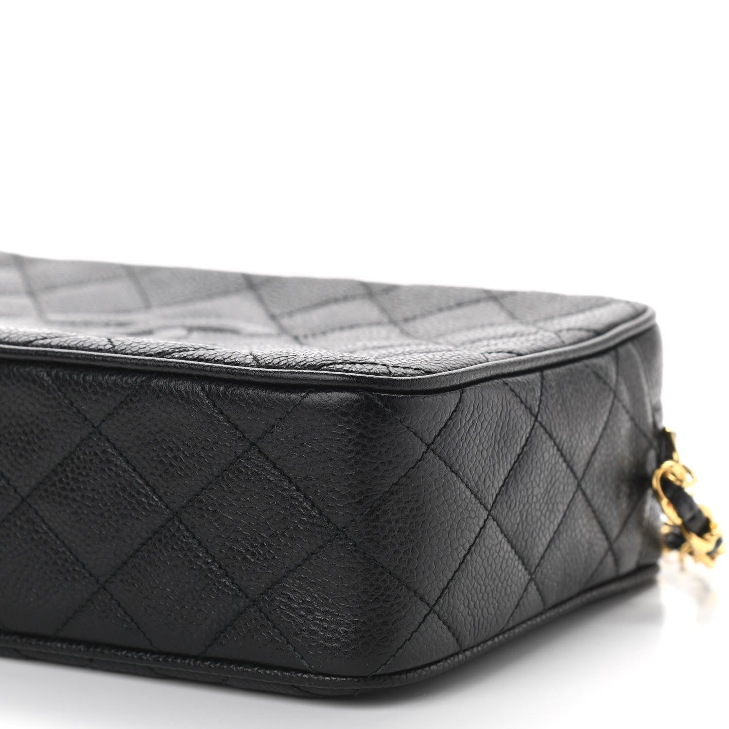 Chanel Caviar Quilted CC Camera Case Black 10 of 11