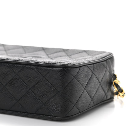 Chanel Caviar Quilted CC Camera Case Black 10 of 11