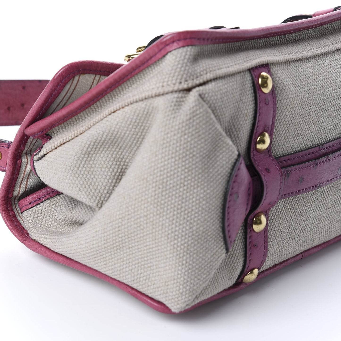 Toile Ostrich Trianon Sac Express GM Lilac