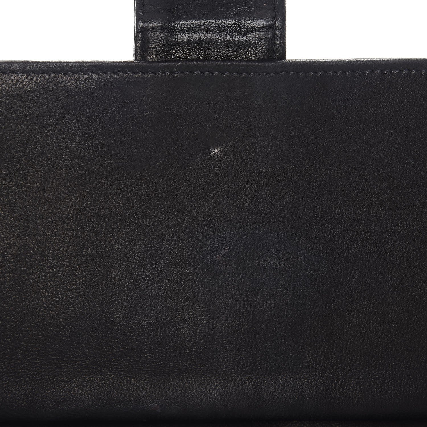 Chanel Lambskin Diamond Stitched French Wallet Black 13 of 13