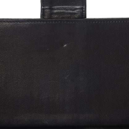 Chanel Lambskin Diamond Stitched French Wallet Black 13 of 13