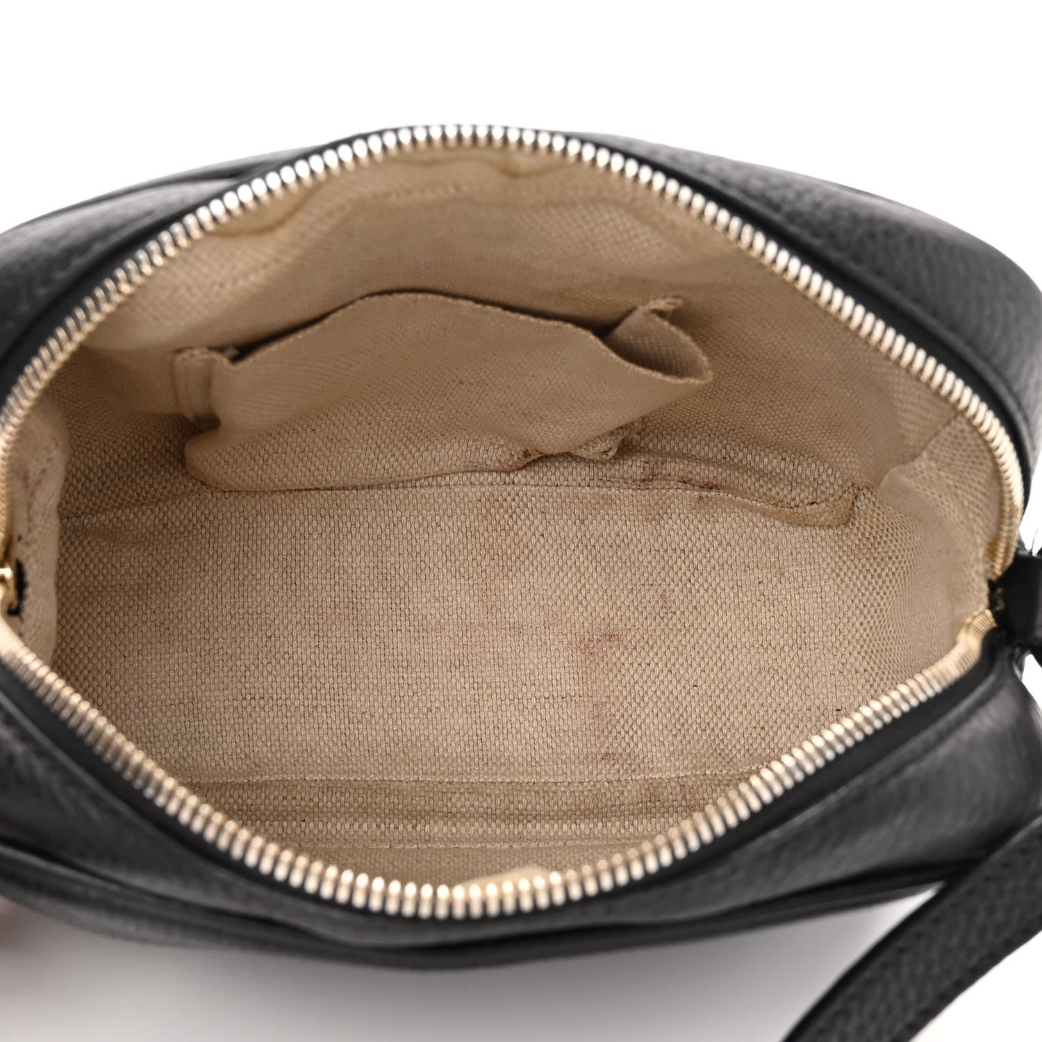 Gucci Pebbled Calfskin Small Soho Disco Bag Black 5 of 14