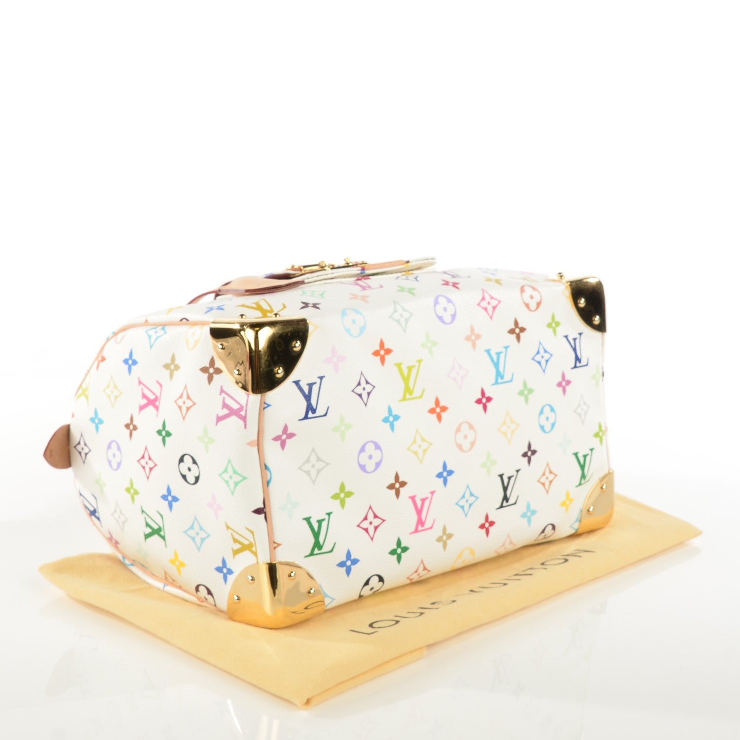 Louis Vuitton Monogram Multicolor Speedy 30 White 4 of 7
