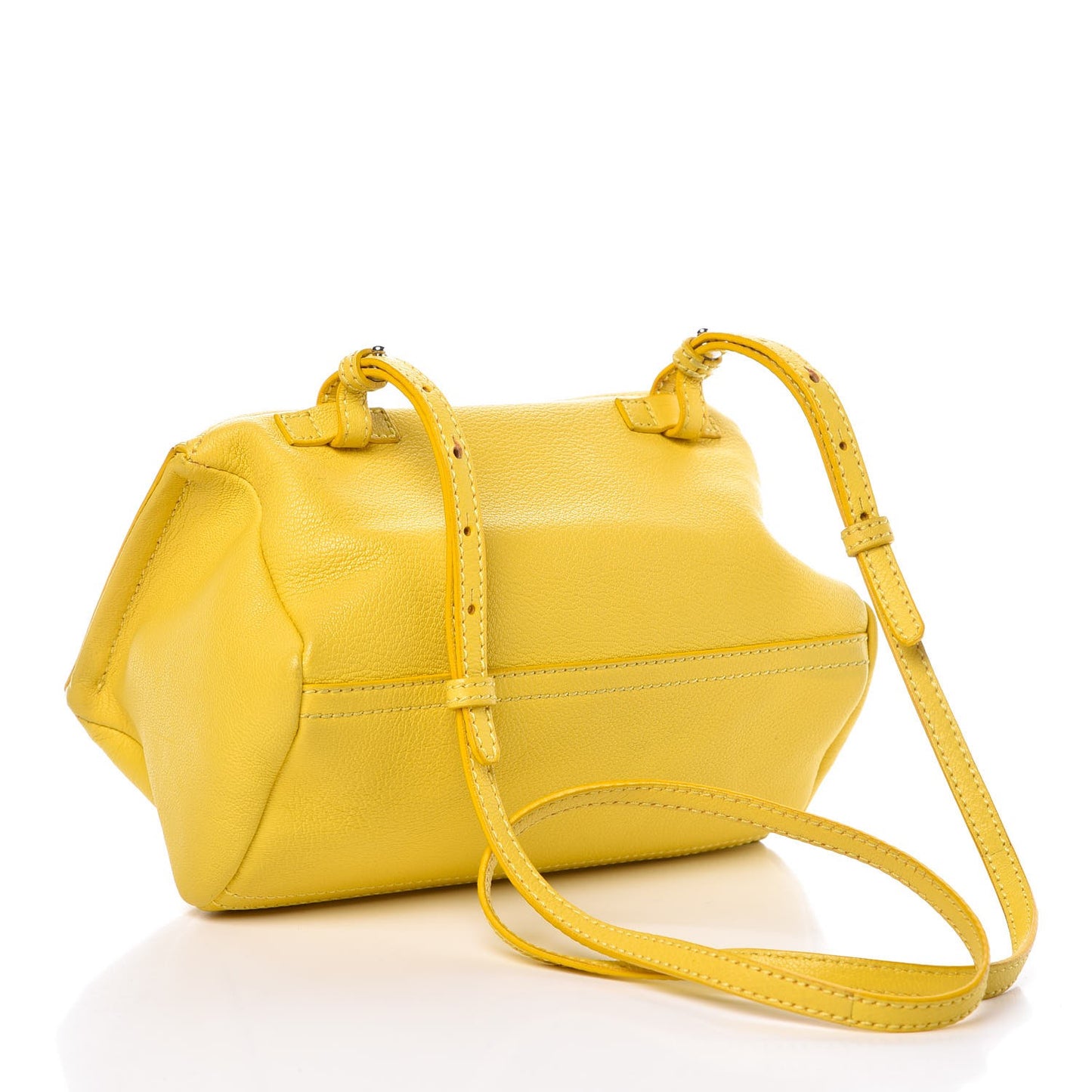 Sugar Goatskin Mini Pandora Bright Yellow