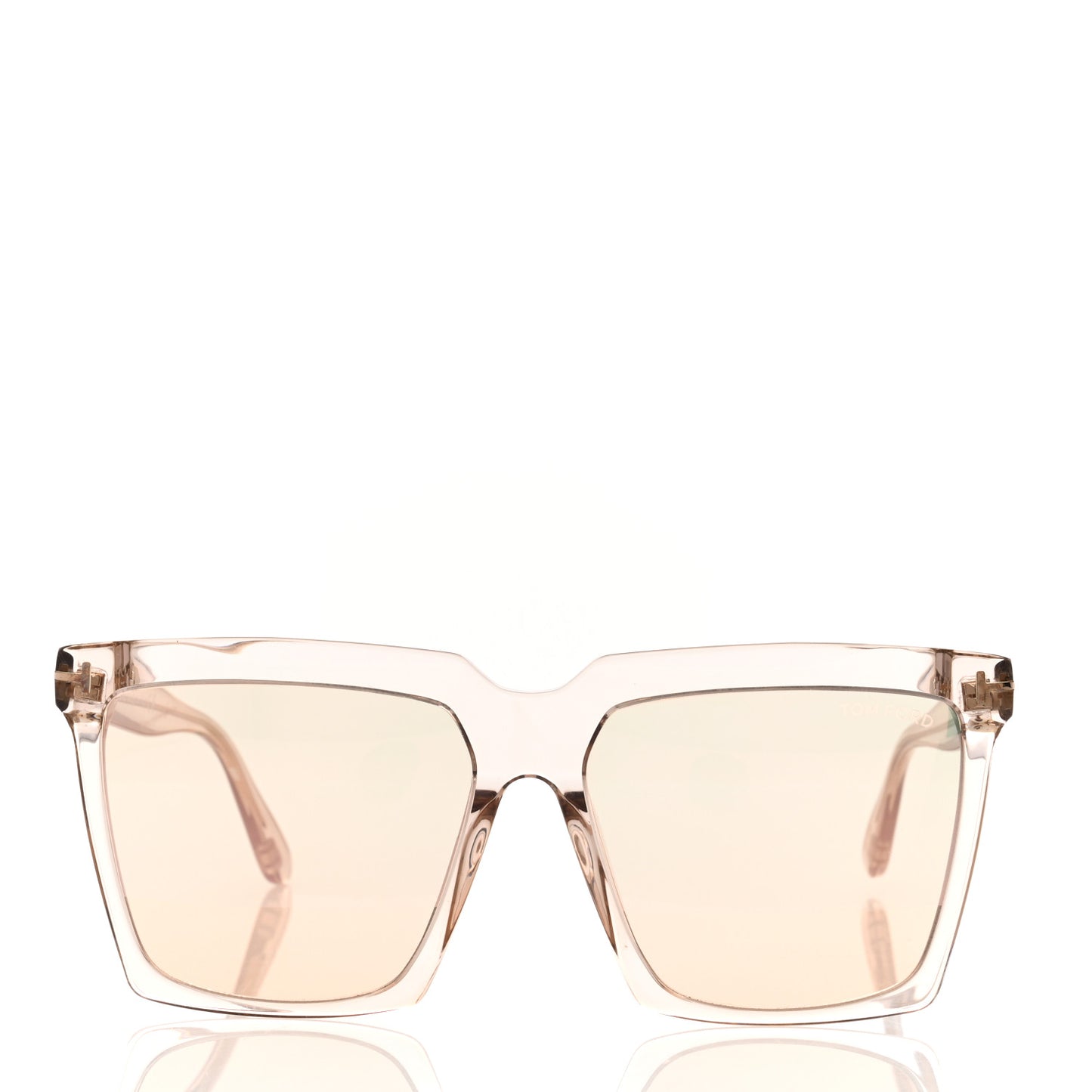 Acetate Polarized Sabrina Cat Eye Sunglasses TF764 Beige