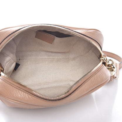 Gucci Pebbled Calfskin Small Soho Disco Bag Camelia 5 of 16