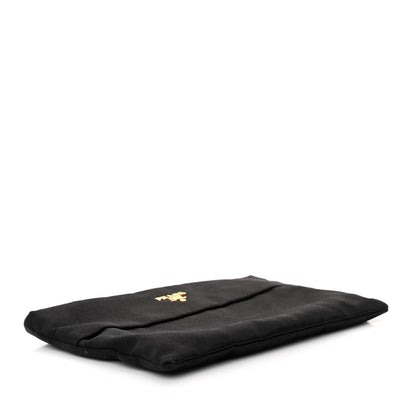 Prada Satin Raso Evening Clutch Black 4 of 10