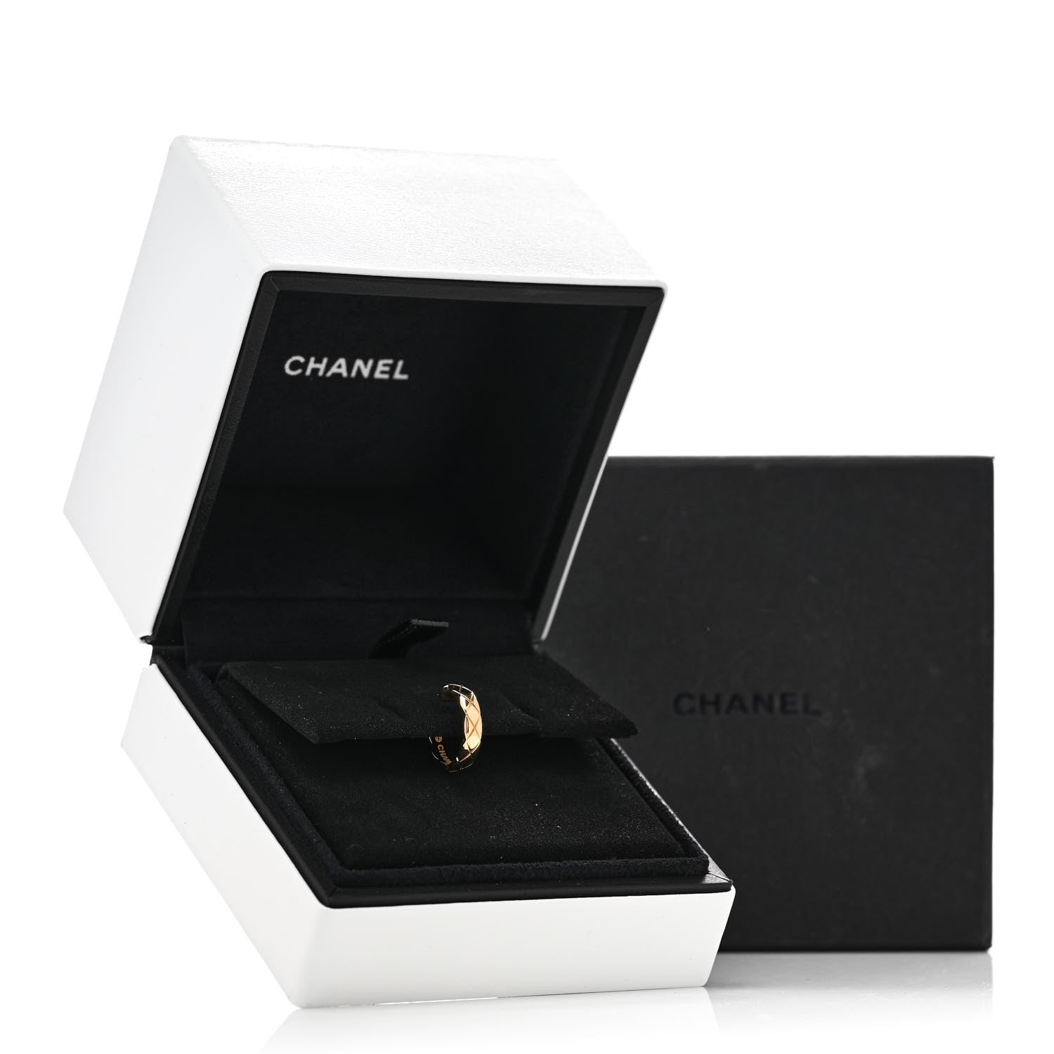 Chanel 18K Yellow Gold Coco Crush Single Ear Cuff Earring 6 of 6