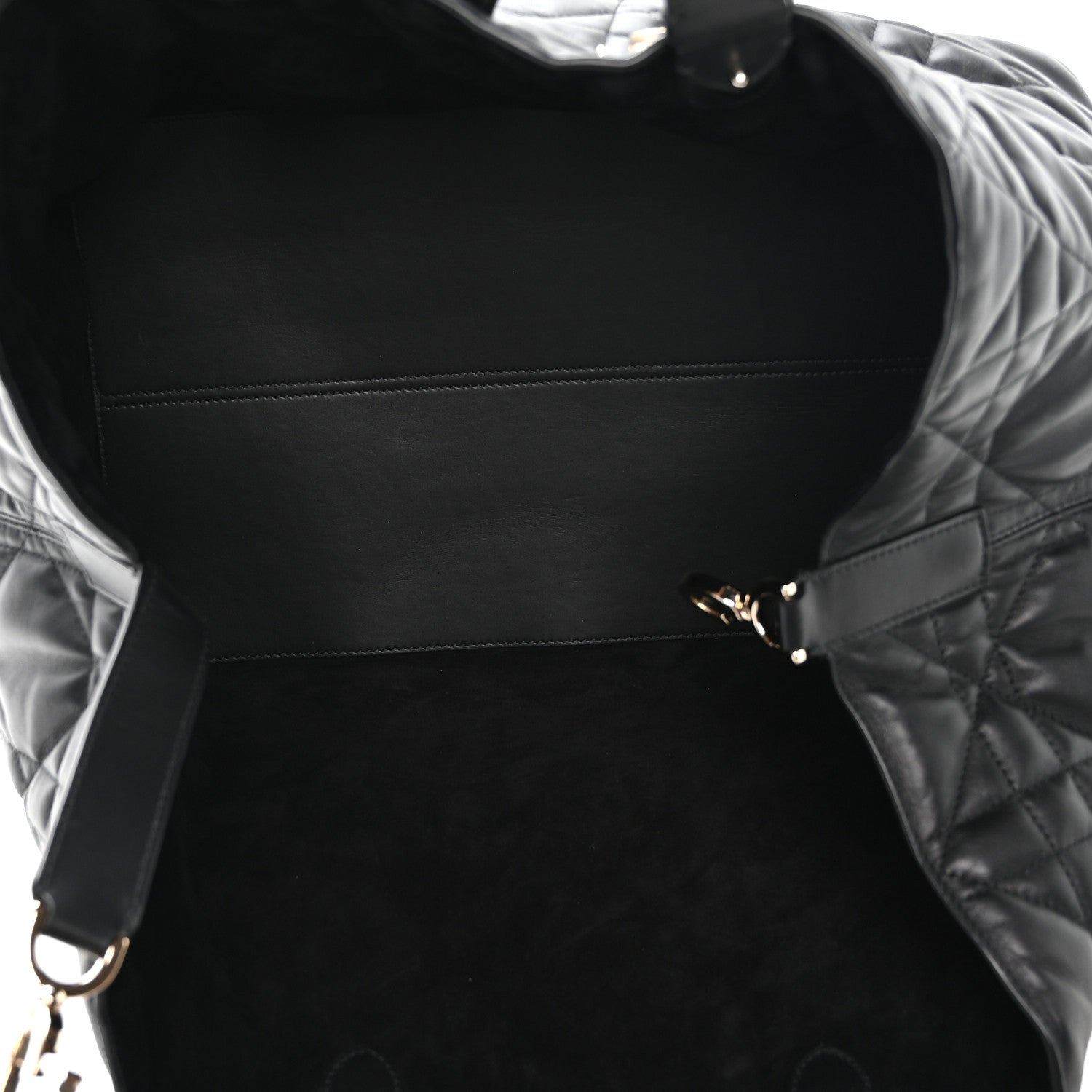 Christian Dior Calfskin Macrocannage Large Toujours Black 1865980