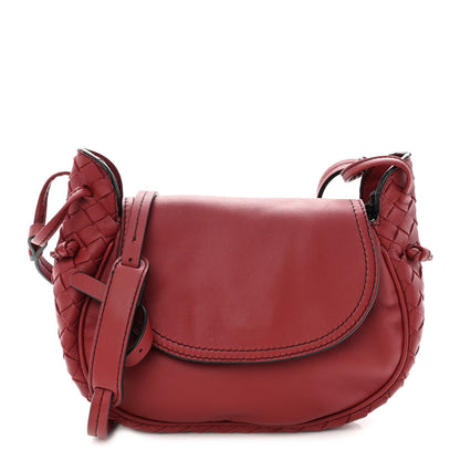 Bottega Veneta Nappa Intrecciato Small Nodini Flap Crossbody Baccara 1 of 10