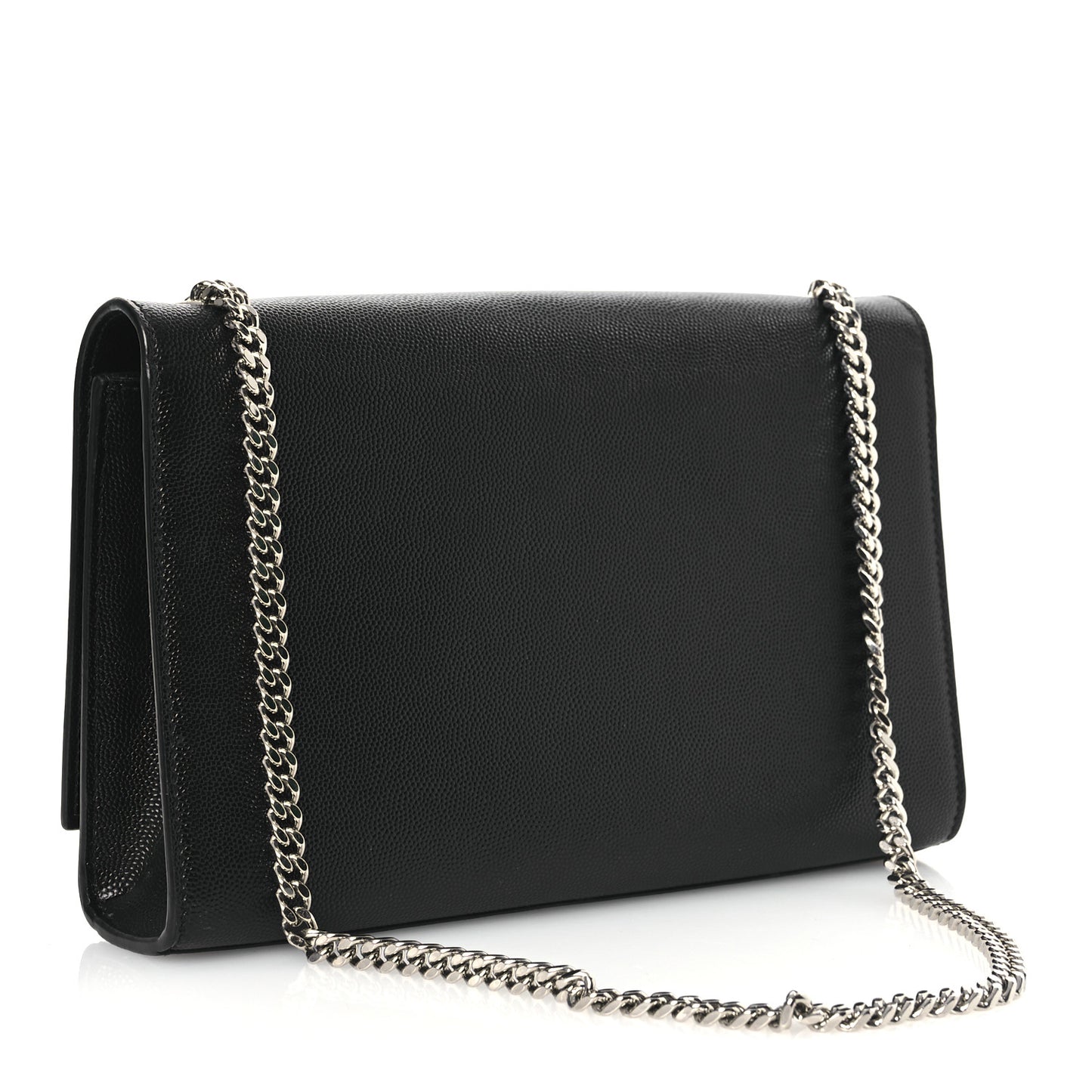 Grain De Poudre Medium Classic Monogram Kate Satchel Black