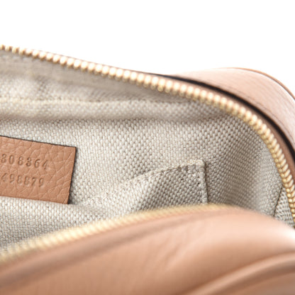 Gucci Pebbled Calfskin Small Soho Disco Bag Rose Beige 9 of 10