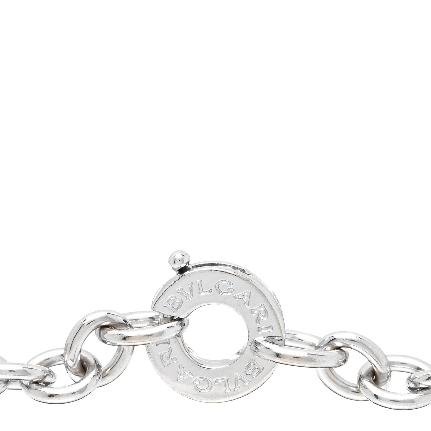 18K White Gold Bvlgari Bvlgari Station Bracelet