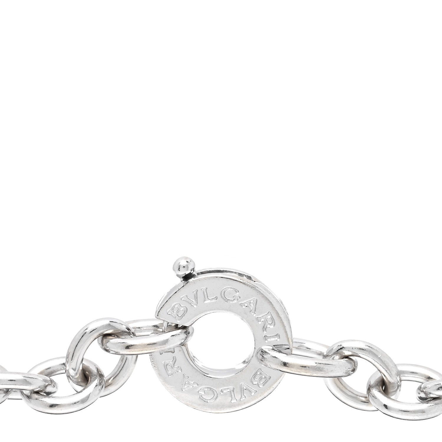 Bulgari 18K White Gold Bvlgari Bvlgari Station Bracelet 3 of 3