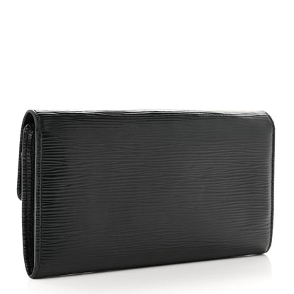 Louis Vuitton Epi Sarah Wallet Black 3 of 7