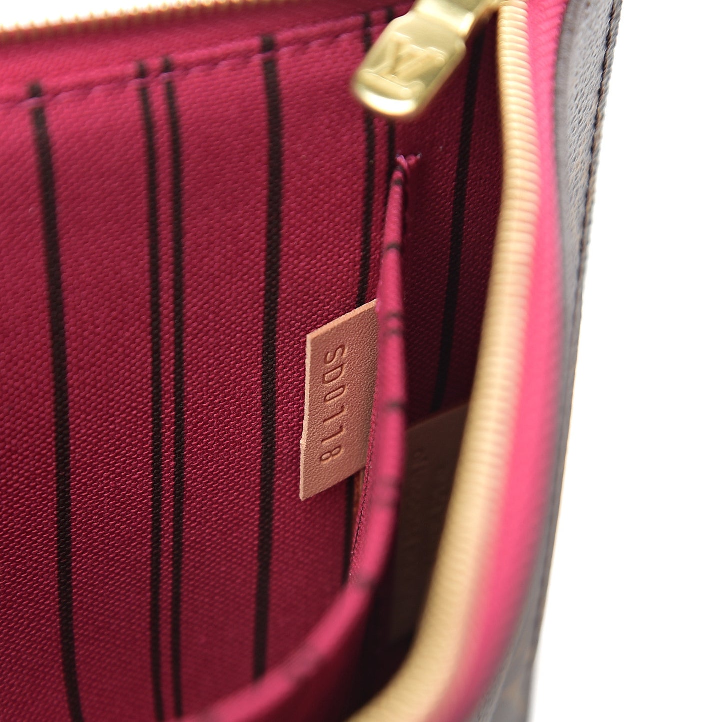 Monogram Neverfull MM GM Pochette Pivoine
