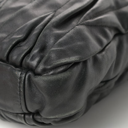 Miu Miu Nappa Matelasse Tote Black 11 of 23
