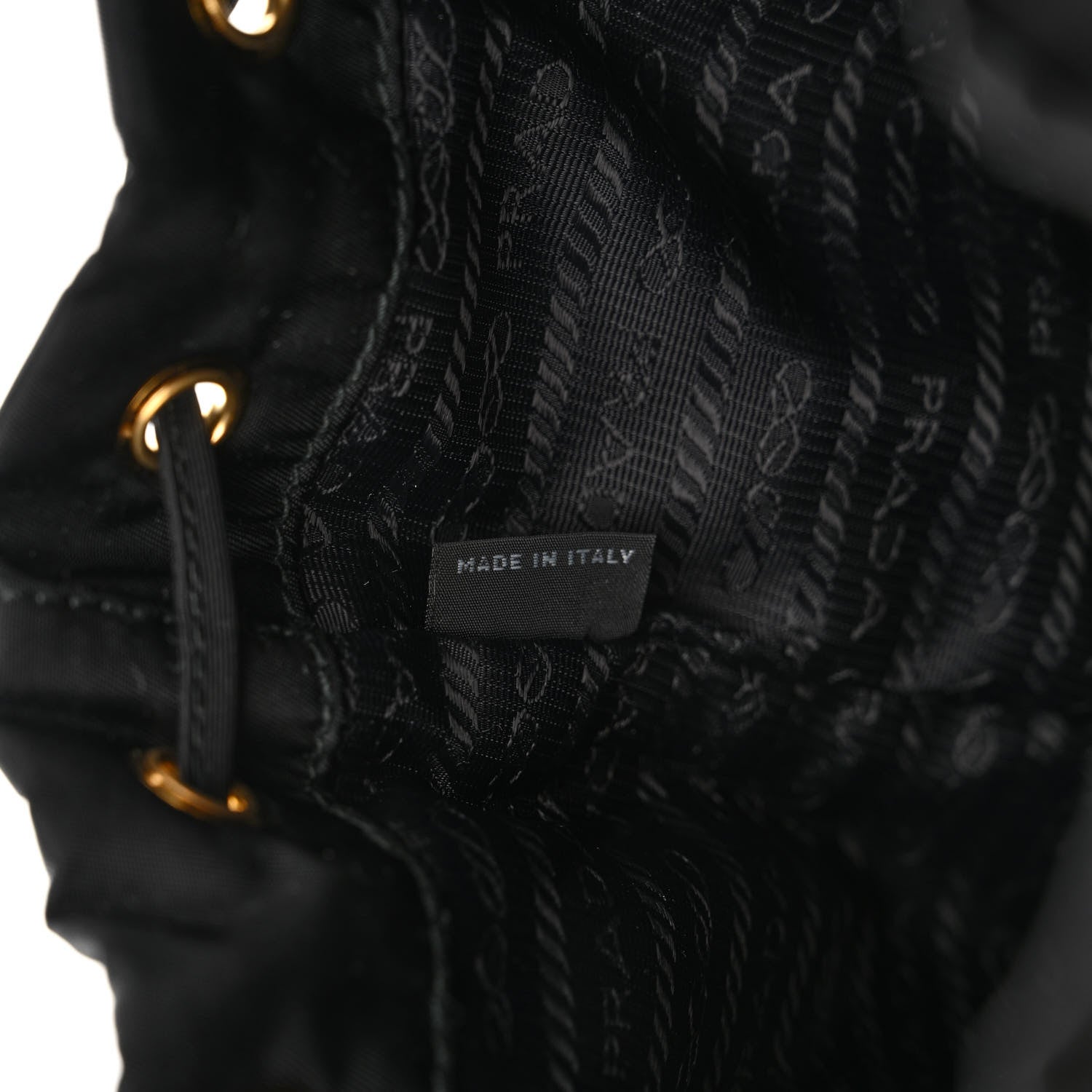 Prada Re-Nylon Duet Drawstring Shoulder Bag Black 7 of 12