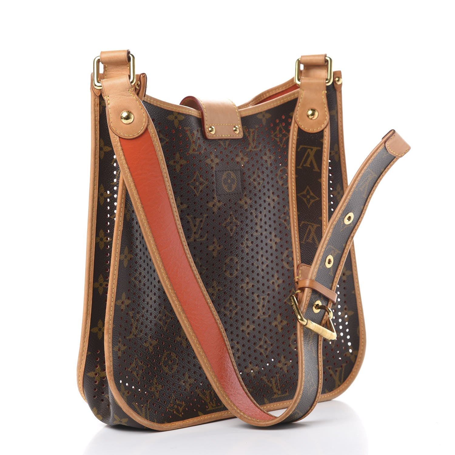 Louis Vuitton Monogram Perforated Musette Orange 2 of 14