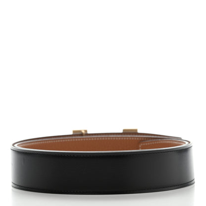 Hermes Box Togo 42mm Constance 2 Belt 95 Black Gold 2 of 8