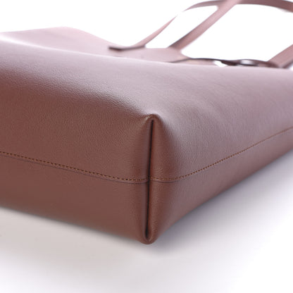 Saint Laurent Calfskin Medium Shopping Tote Old Brandy 9 of 13