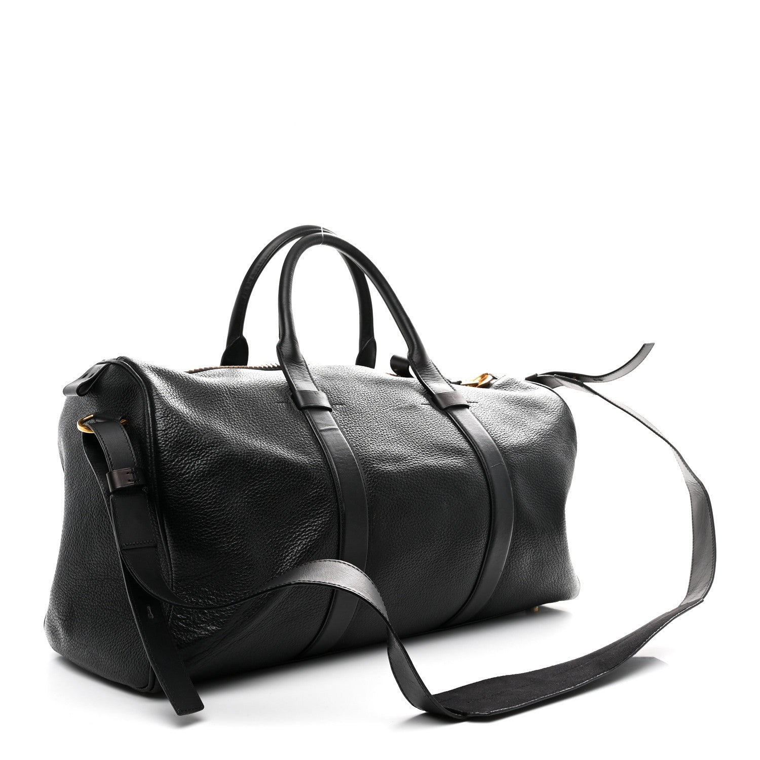Tom Ford Calfskin Buckley Duffle Bag Black 2 of 9