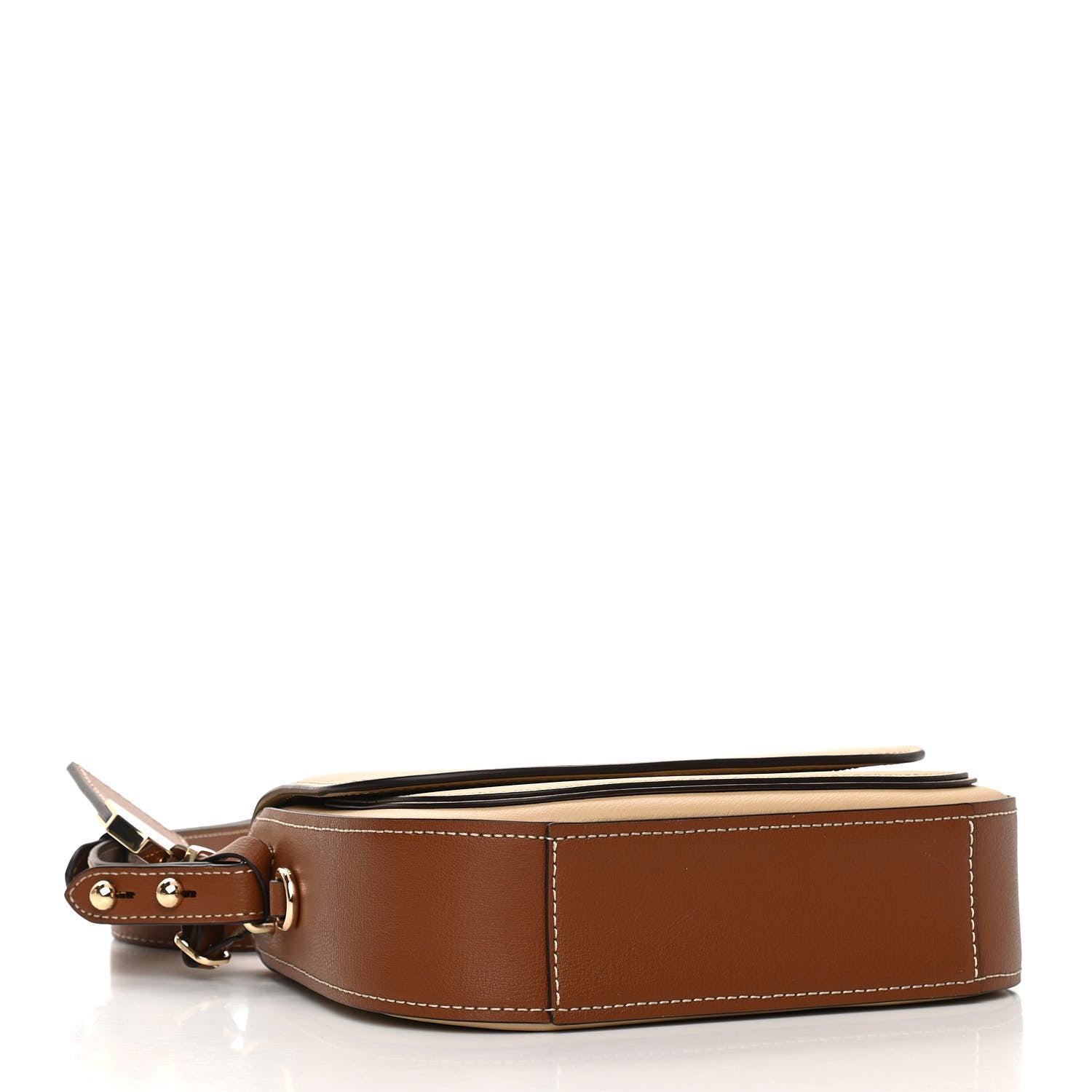 Marc Jacobs Calfskin Mini Rider Crossbody Beige Brown 4 of 11