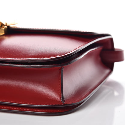 Celine Box Calfskin Medium Classic Box Flap Bag Red 13 of 13