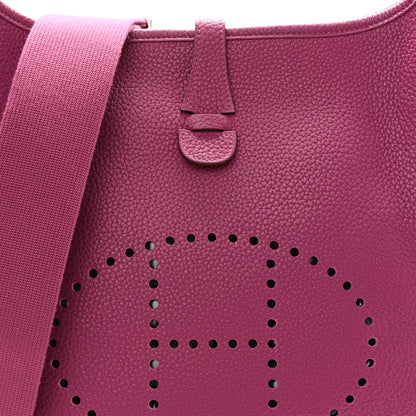 Hermes Taurillon Clemence EVELYNE III PM Tosca 8 of 10